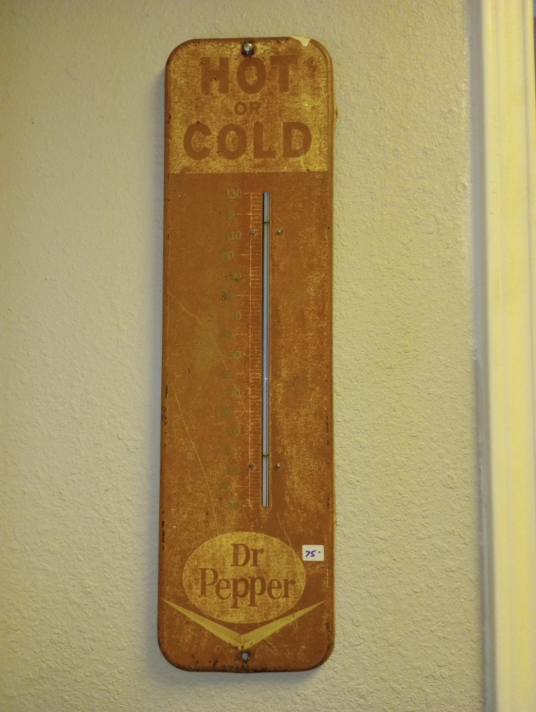 Dr. Pepper Thermometer
