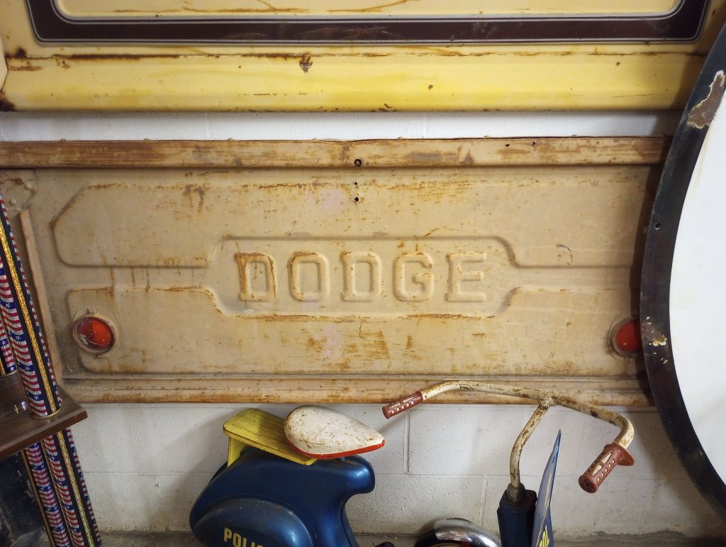 Beige Dodge Tailgate