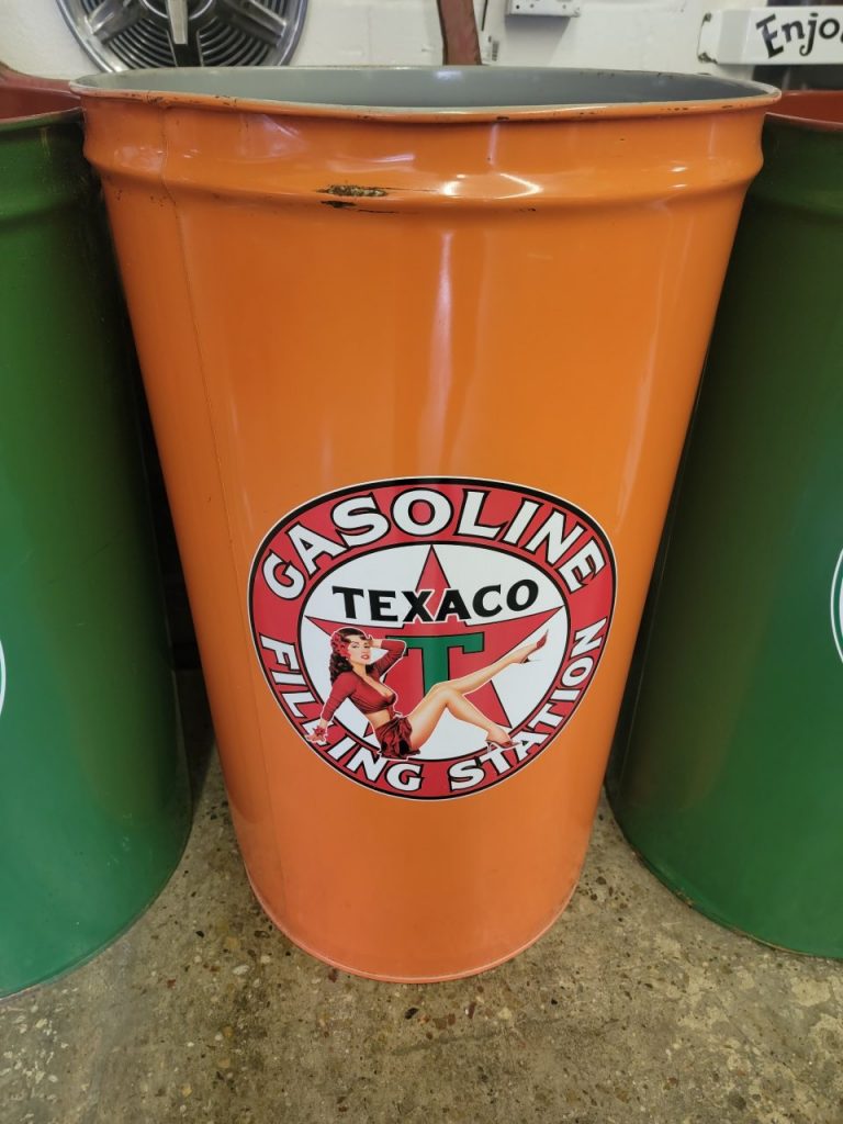 Orange Texaco Gasoline Barrel