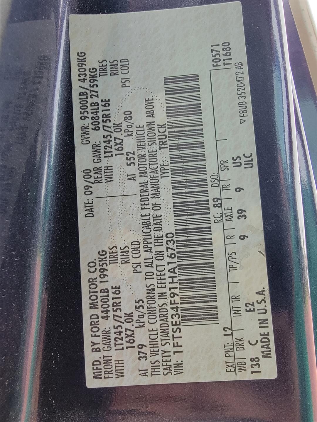 2001 Ford E350 "Overland" Van - Image 43