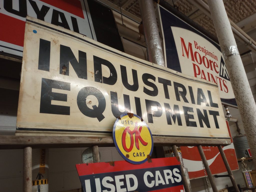 Industrial Equipment Sign