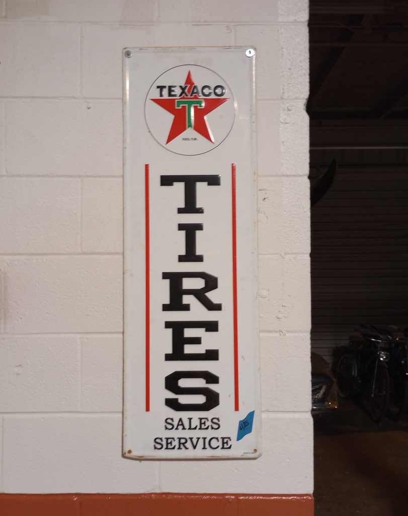 Texaco Tires Sign