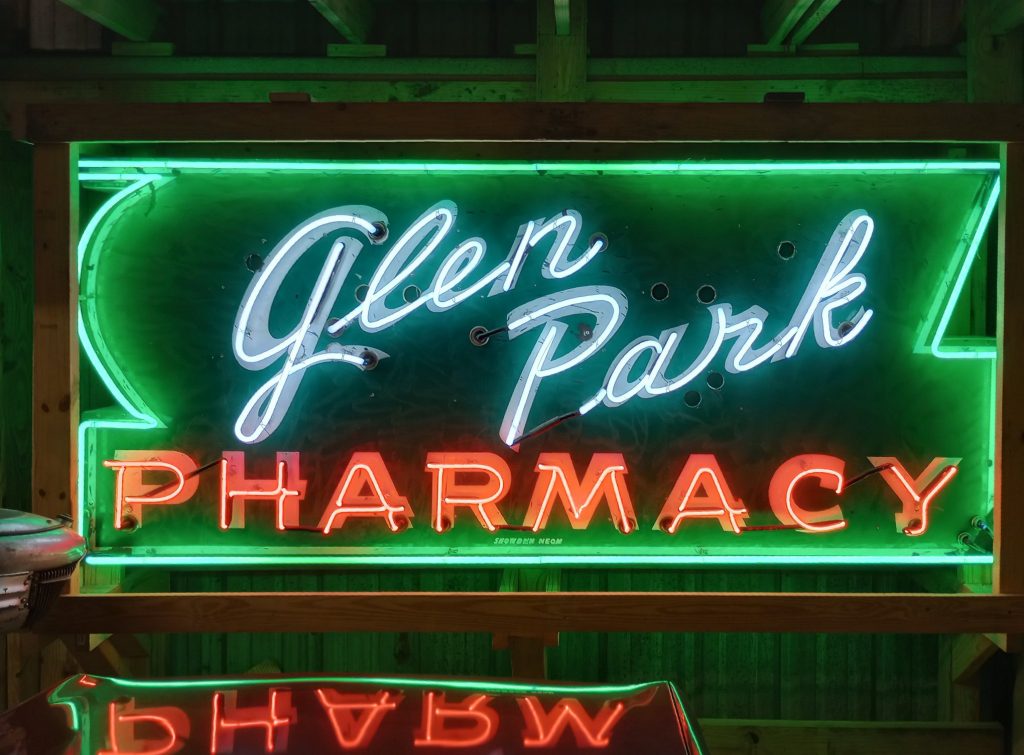 Glen Park Pharmacy Neon