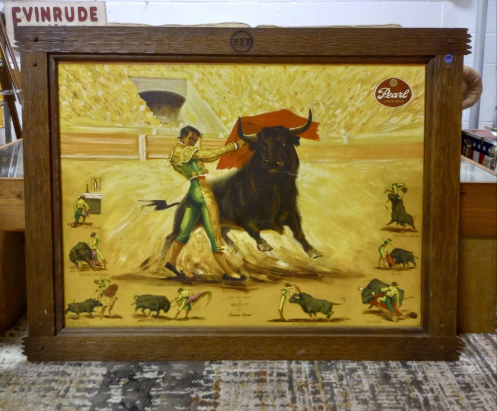 Pearl Beer Matador Advertisement