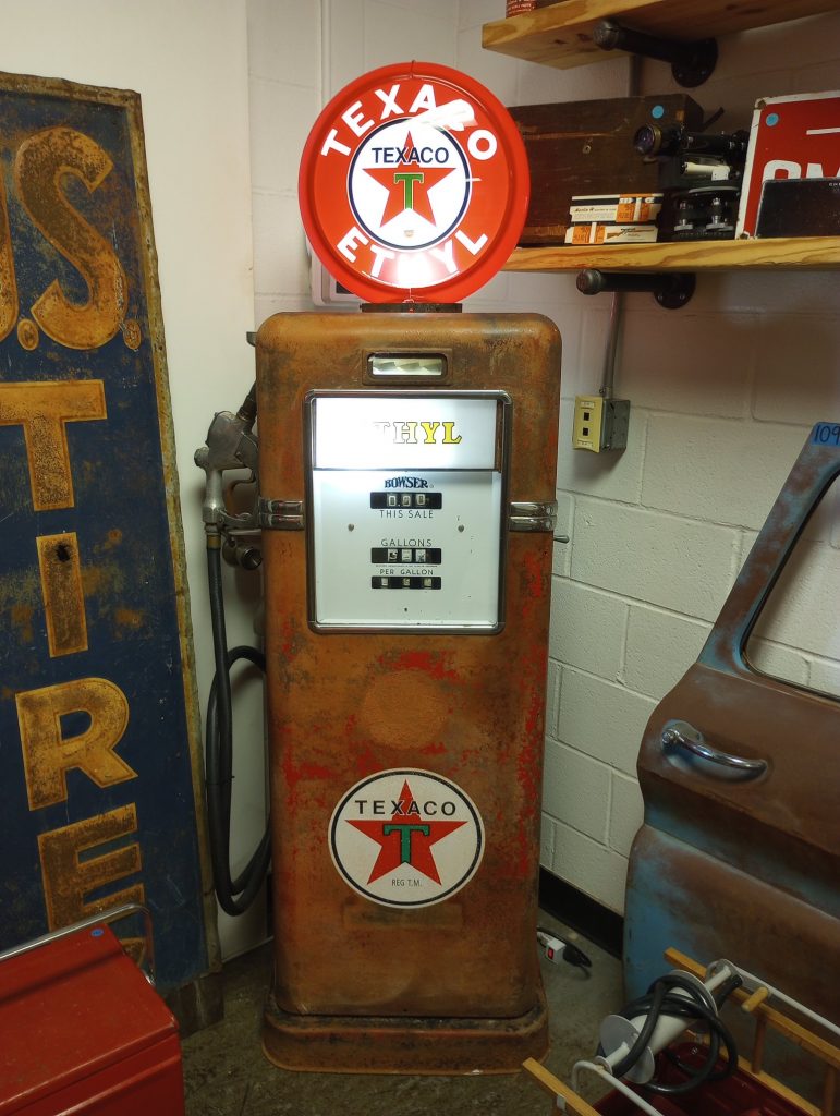 Bowser Texaco Ethyl Gas Pump