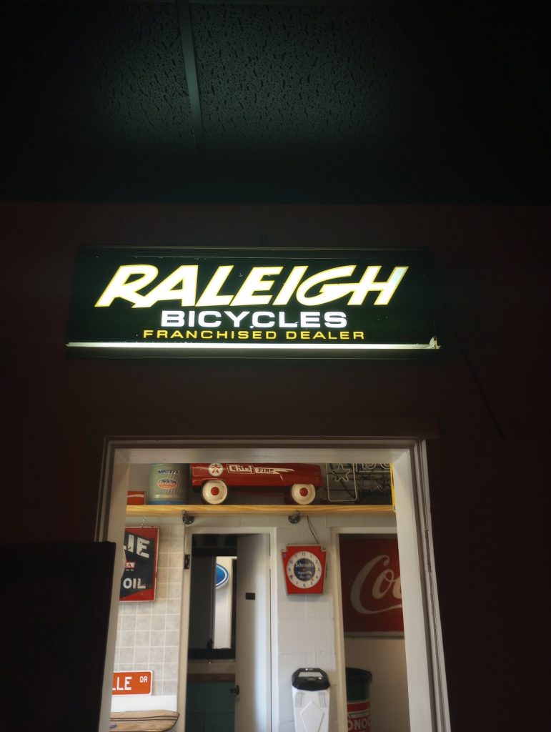Raleigh Bicycles Light-up Sign