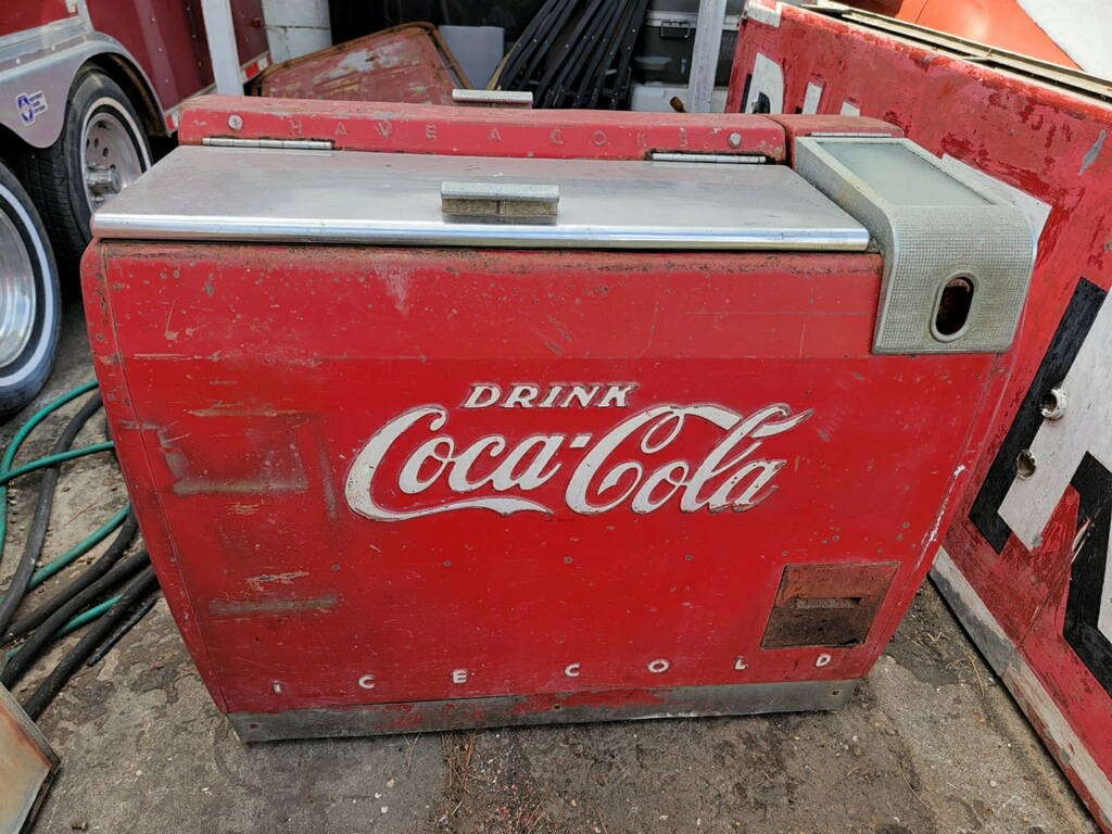 vintage electric coca cola cooler