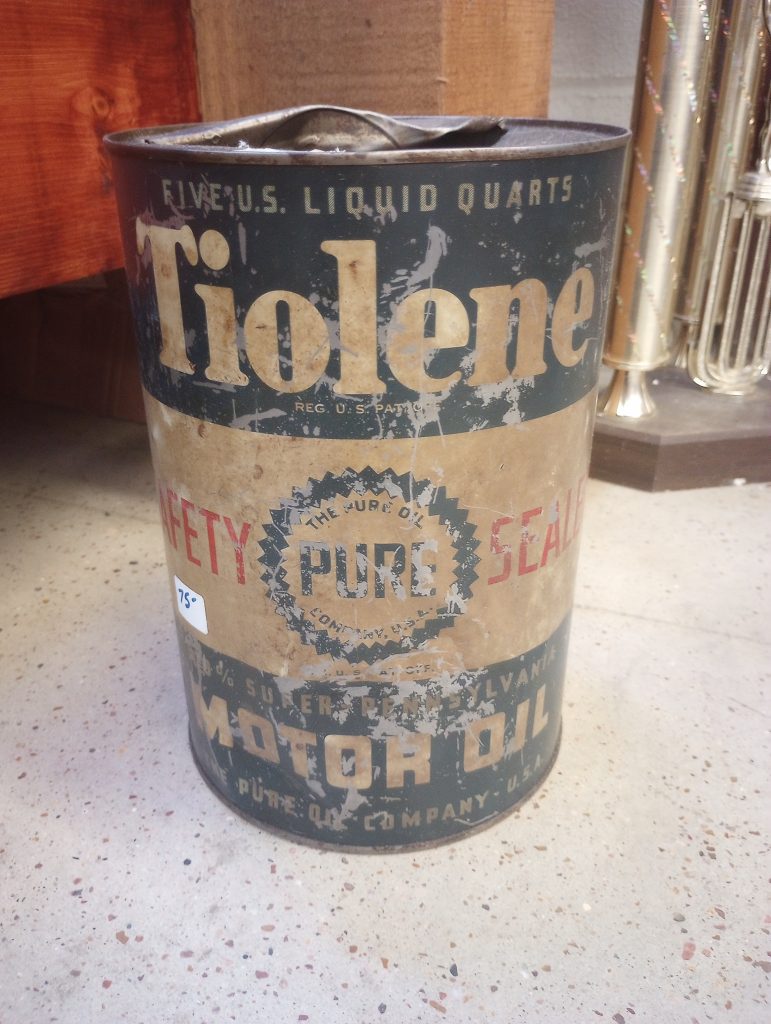 Tiolene Motor Oil Can