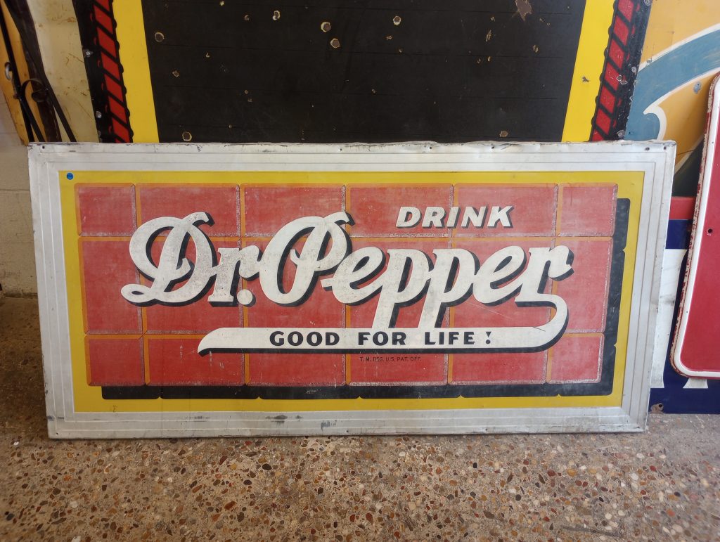 Drink Dr. Pepper Sign