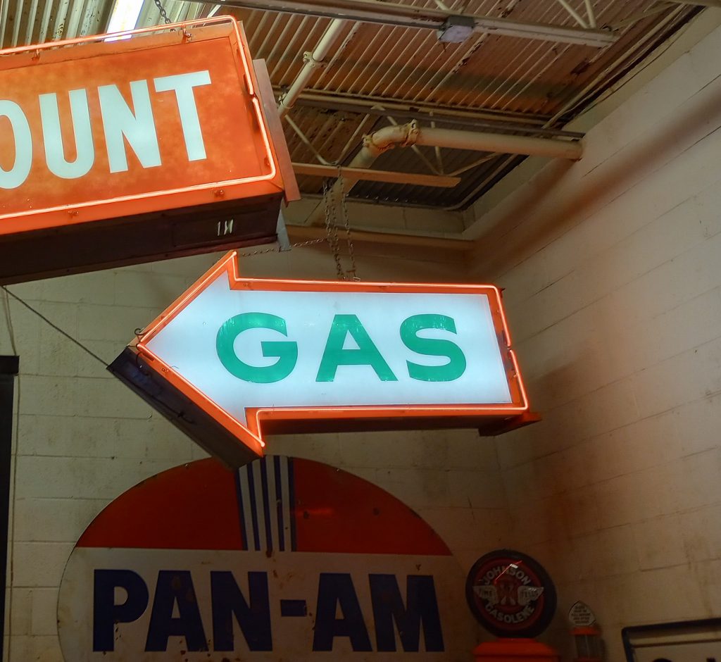 Gas Arrow Neon