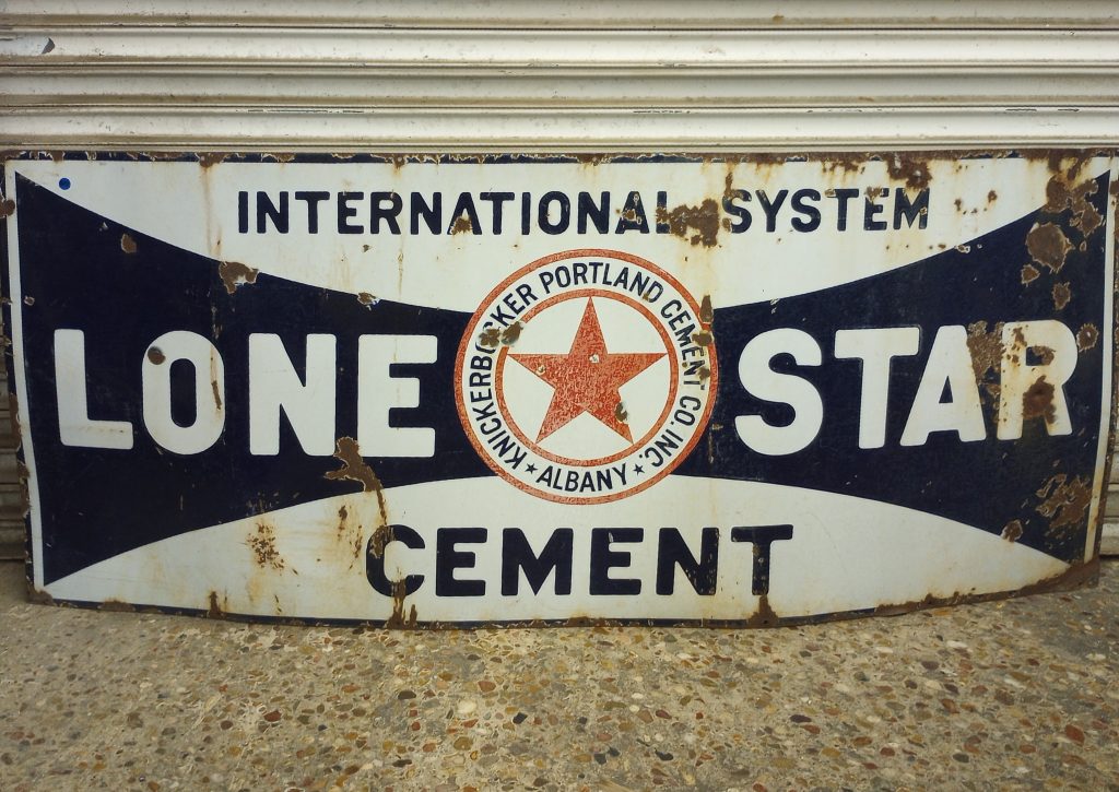 Lone Star Cement Sign