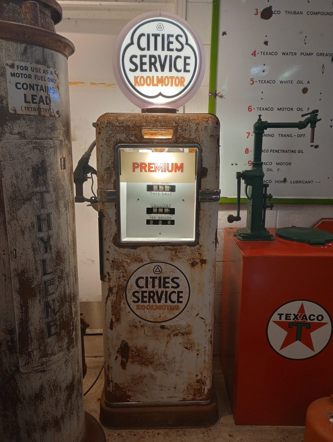 Bowser 585 Cities Service Gas Pump – Texas Trucks and Classics