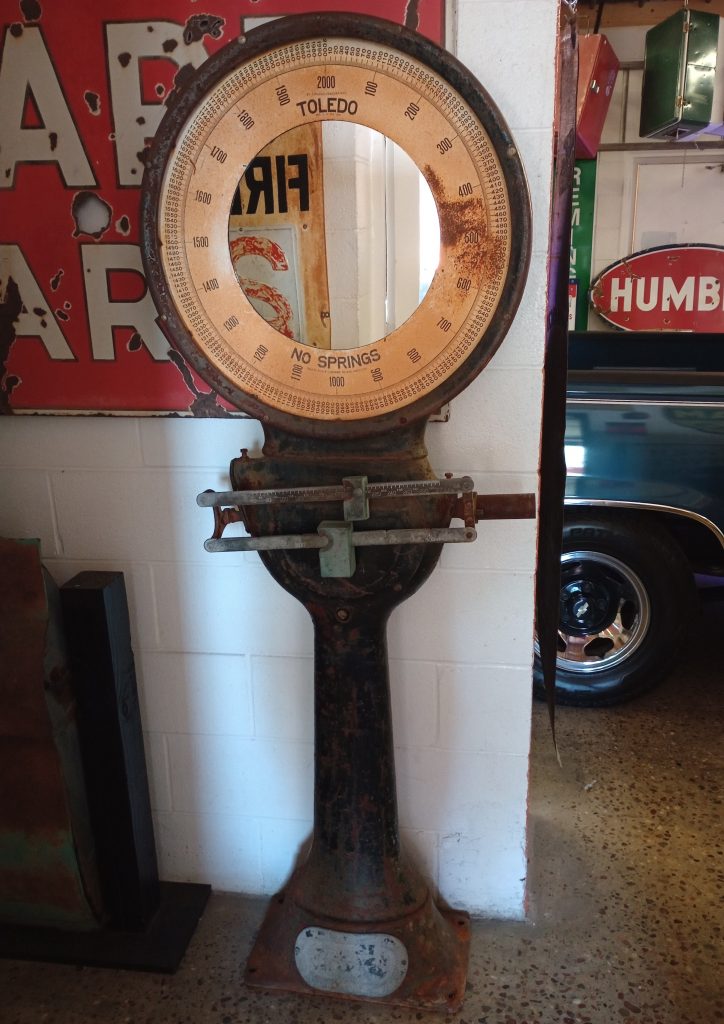 Vintage Toledo Scale Mirror