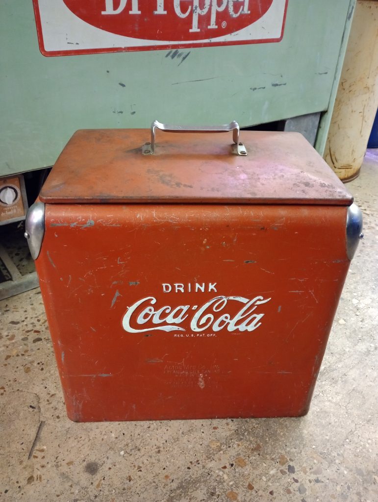 Red Coca-Cola Cooler