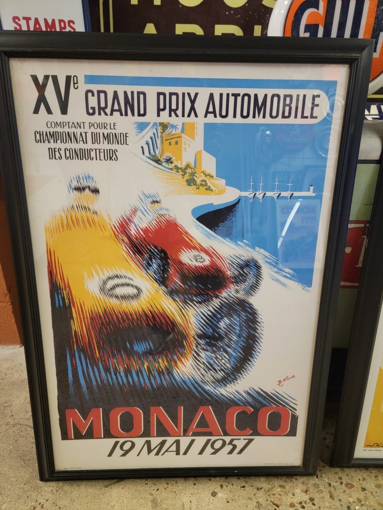 Monaco Grand Prix Automobile Poster