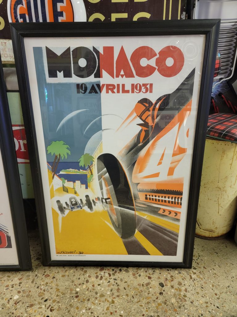 April Grand Prix Monaco Poster