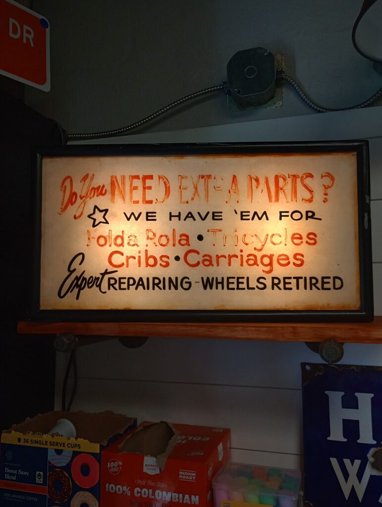 Need Extra Parts Light-up Sign