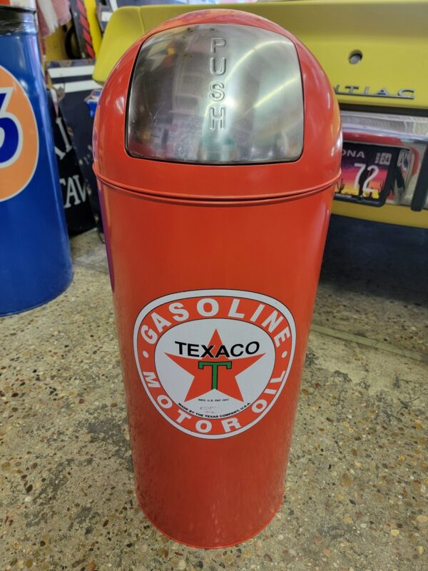 Texaco Gas Station Trash Can