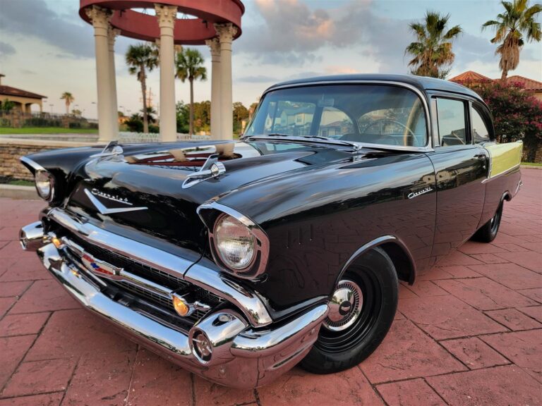 Cruising Back In Time Own A Piece Of History With This Stunning 1957 Chevy 150 For Sale