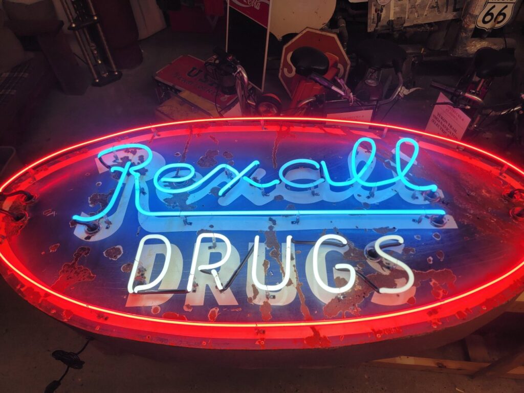 Rexall Drugs Neon Sign