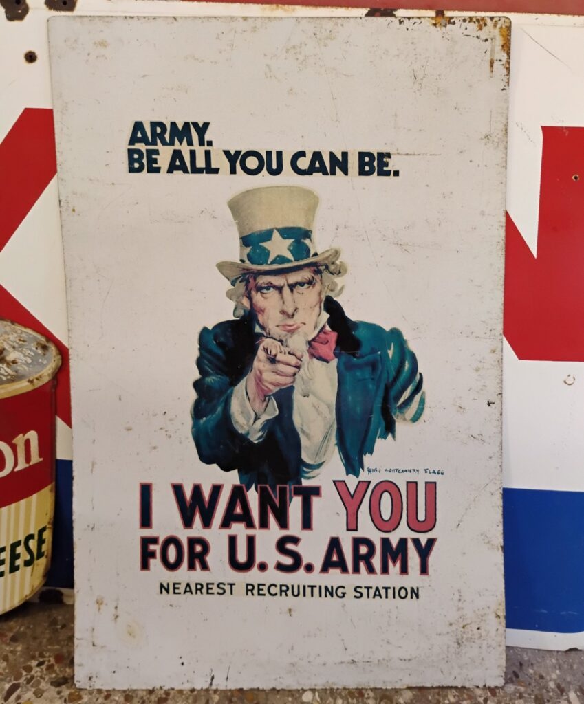 Uncle Sam Recruiting Sign