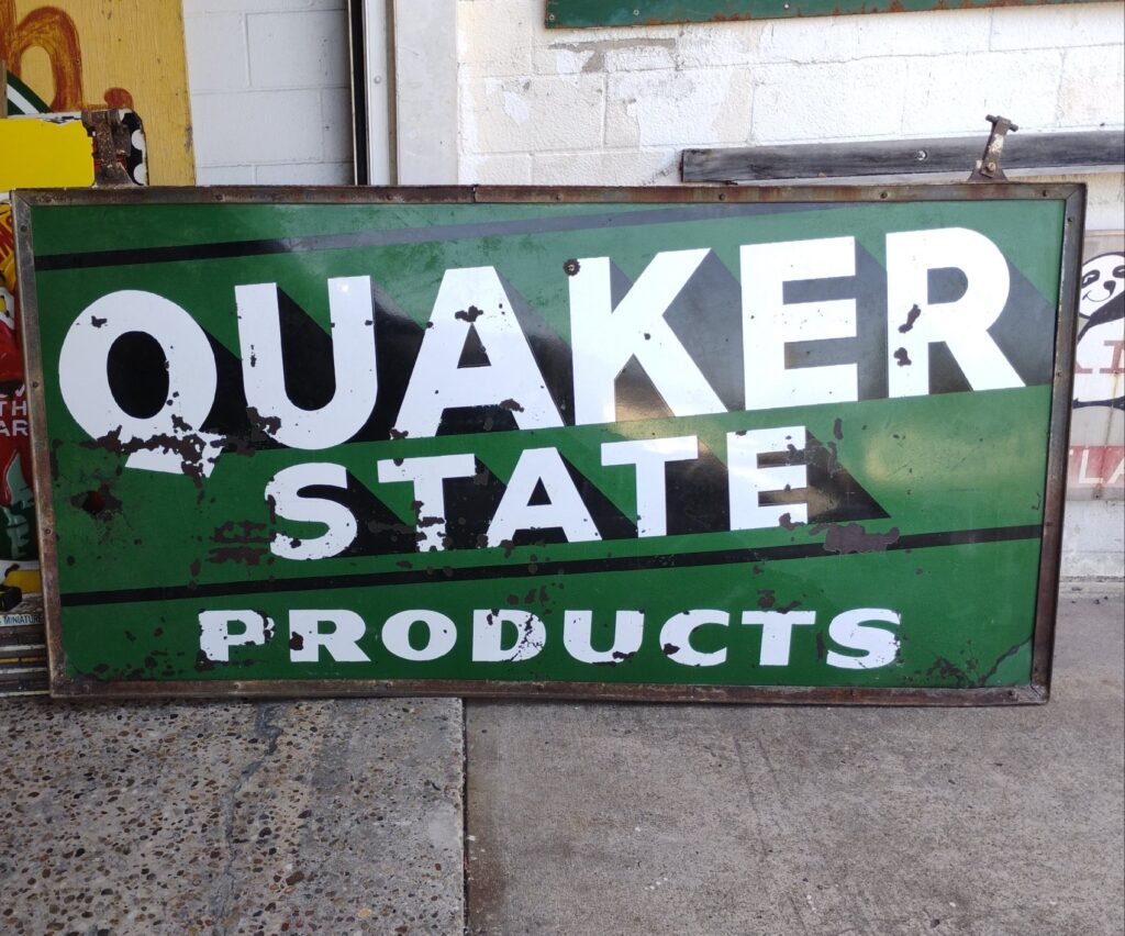 Quaker State Sign