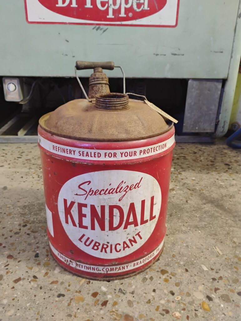 Kendall Lubricant Can
