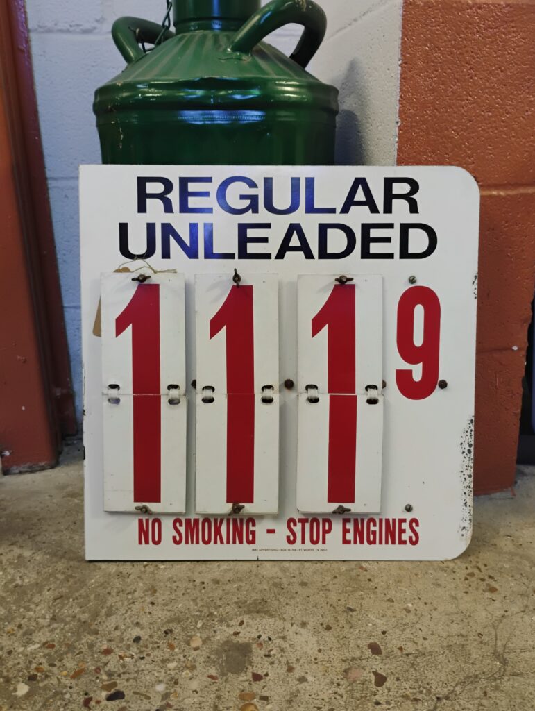 Gas Price Flange Sign