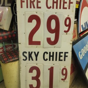 Texaco Gas Price Sign