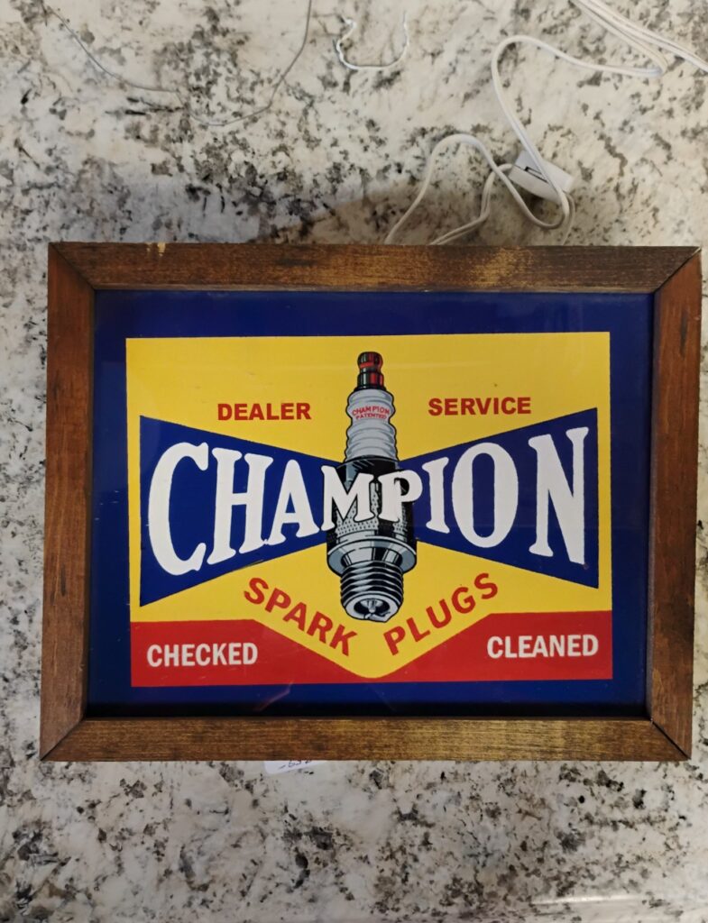 Champion Light-Up Sign