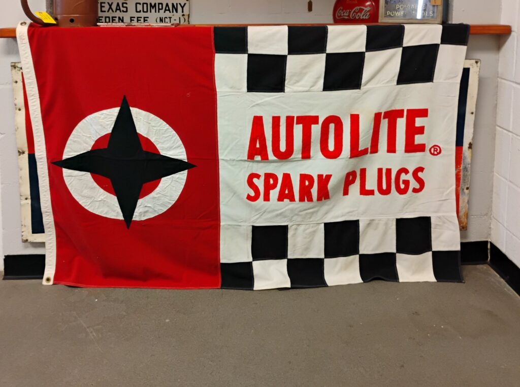 Vintage Autolite Spark Plugs Banner
