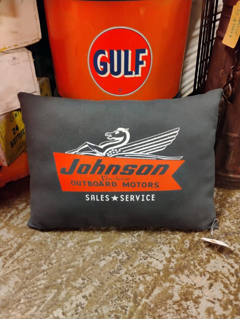 Johnson Outboard Motors Pillow