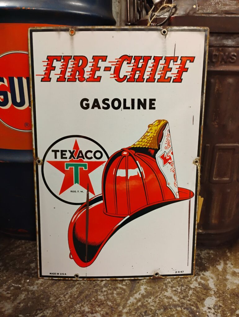 Firestone Gas Pump Sign