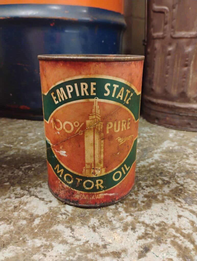 Empire State Motor Oil Can