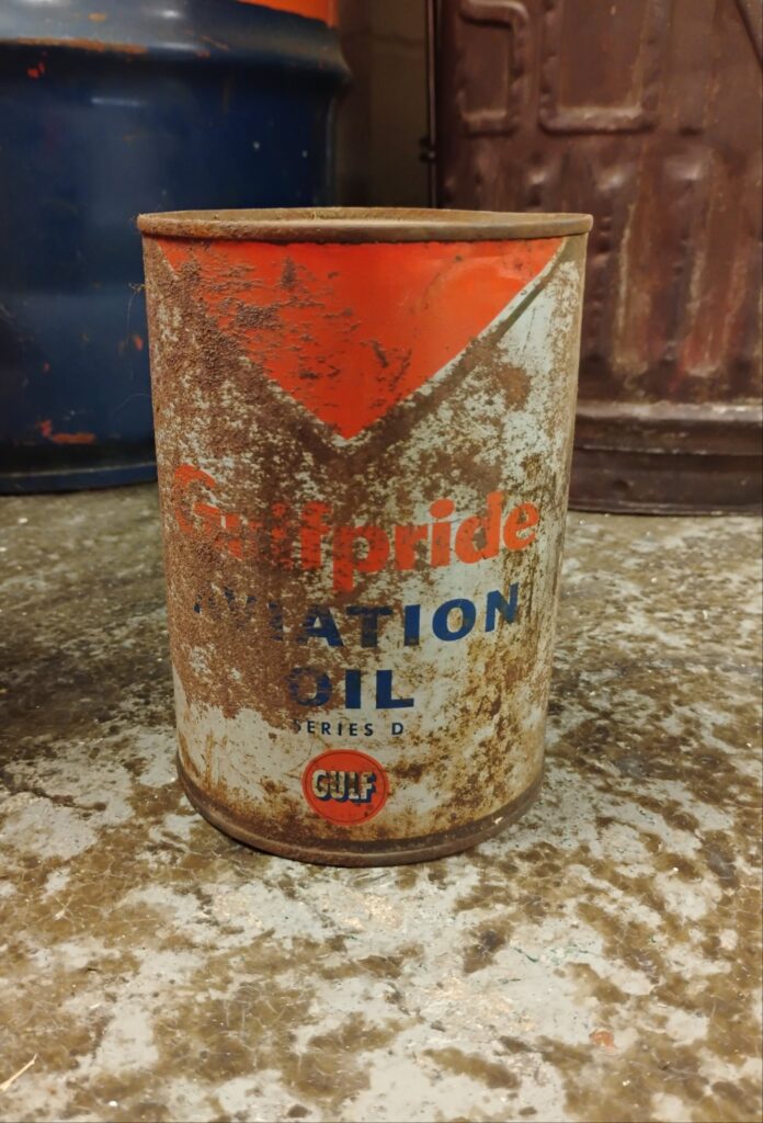 Gulfpride Aviation Oil Can