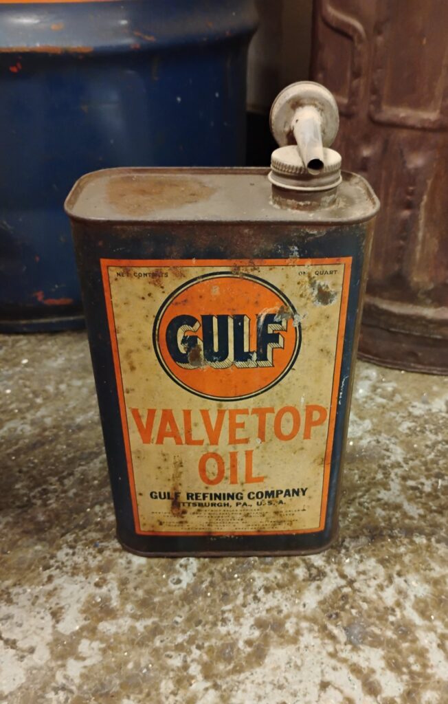 Gulf Valvetop Oil Can