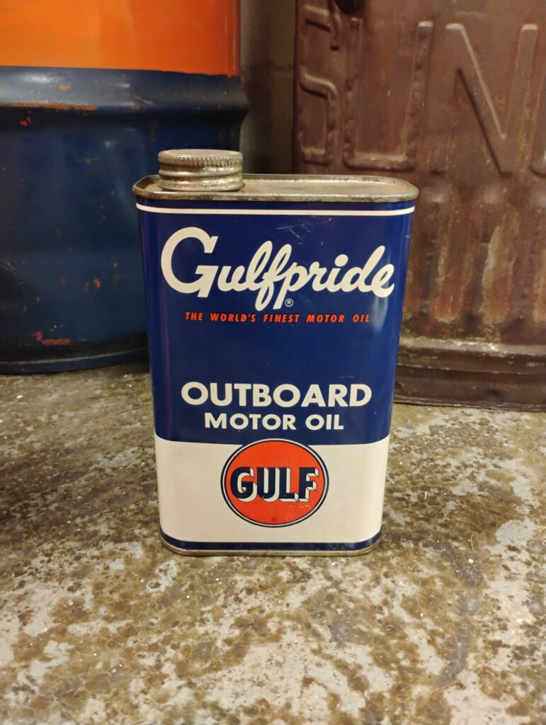 Gulfpride Outboard Motor Oil Can