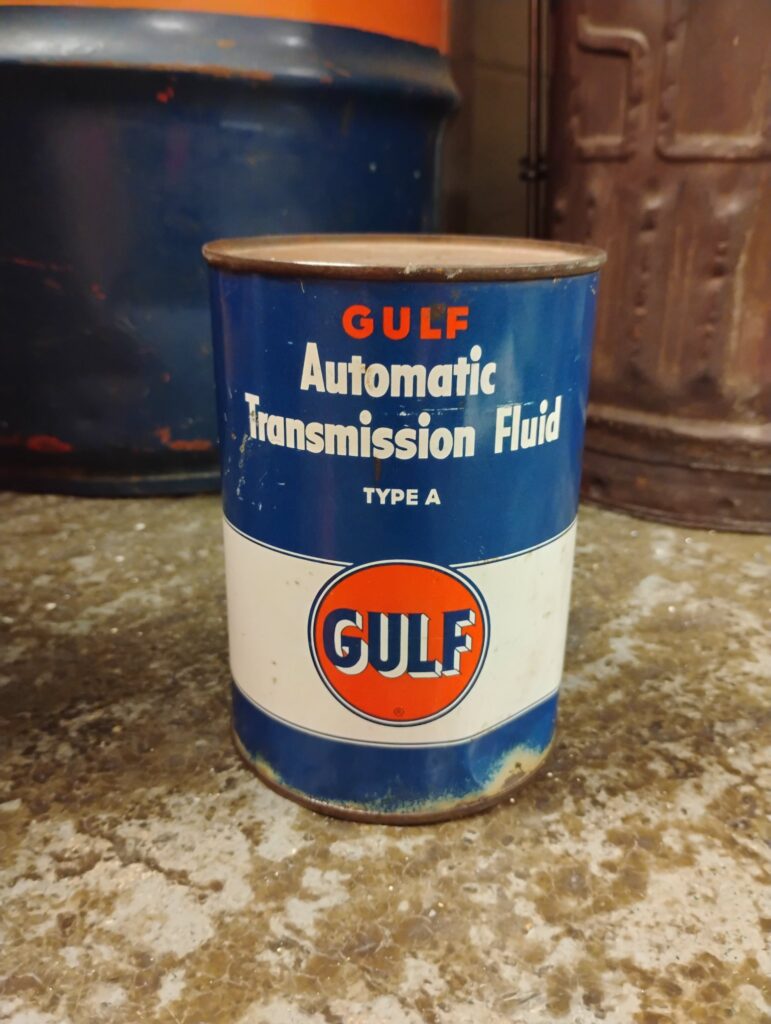 Gulf Automatic Transmission Fluid Can