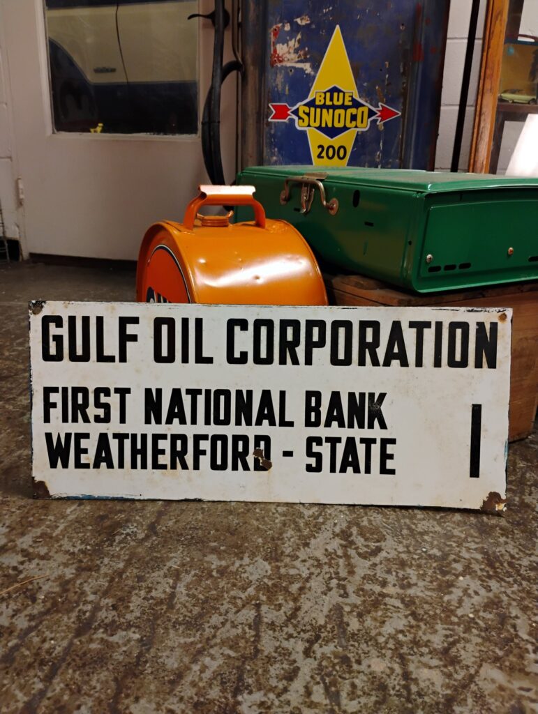 Gulf Oil Corporation Sign