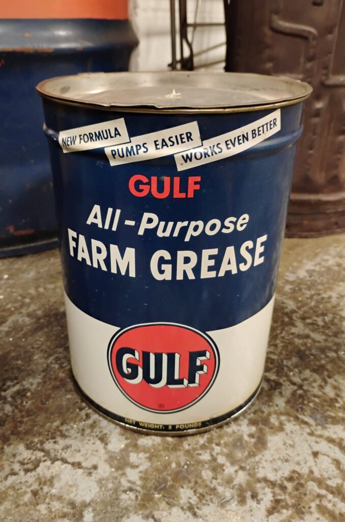 Gulf Farm Grease Can