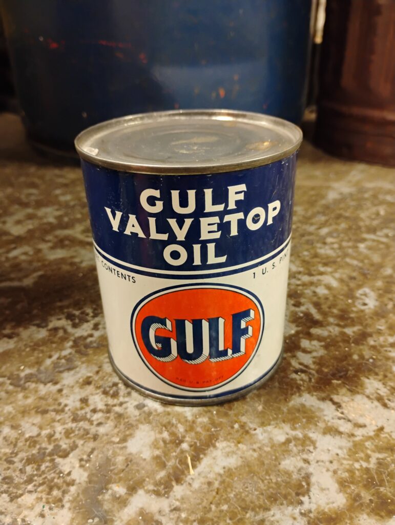 Gulf Valvetop Oil Can