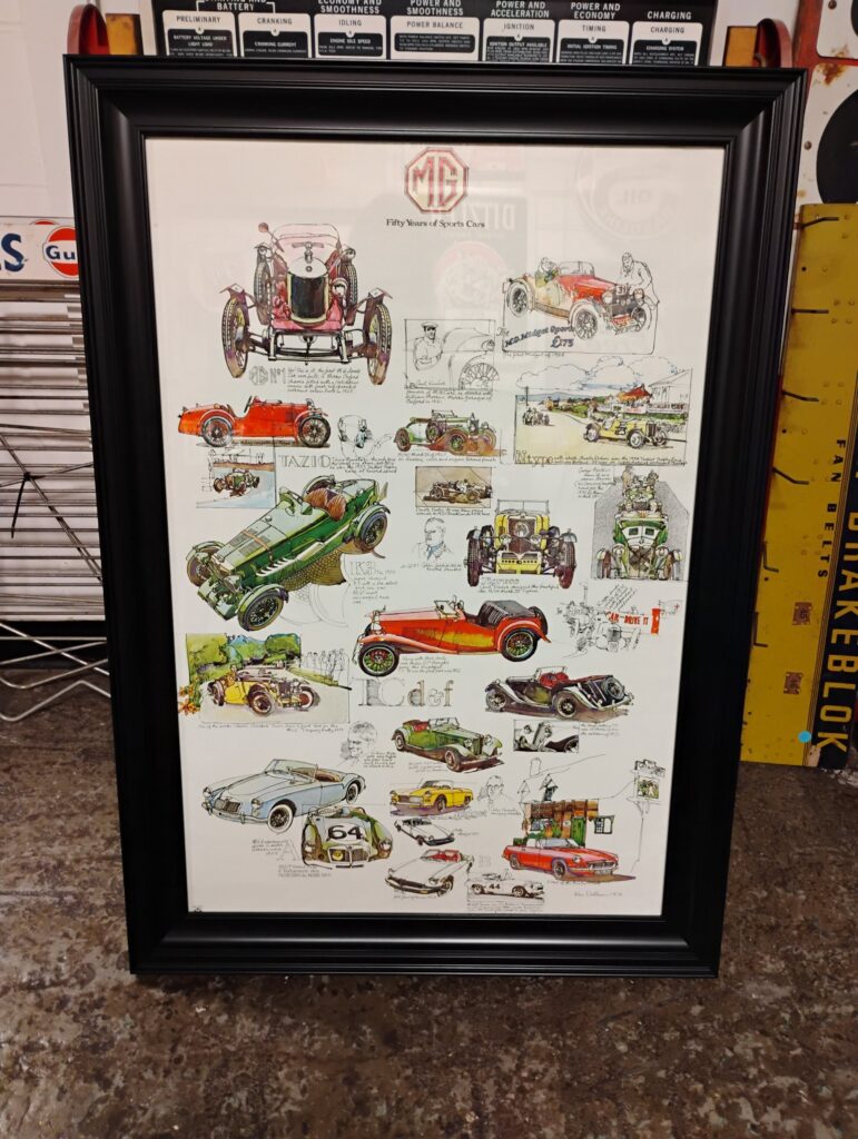 MG Sports Cars Poster