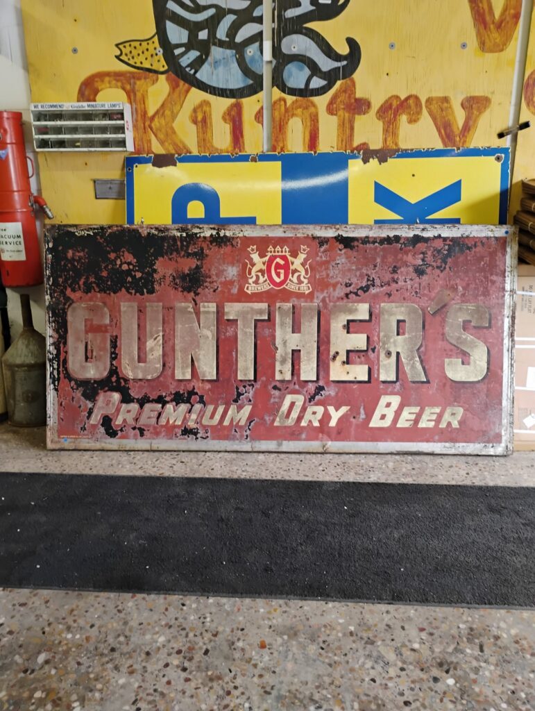 Gunther's Beer Sign