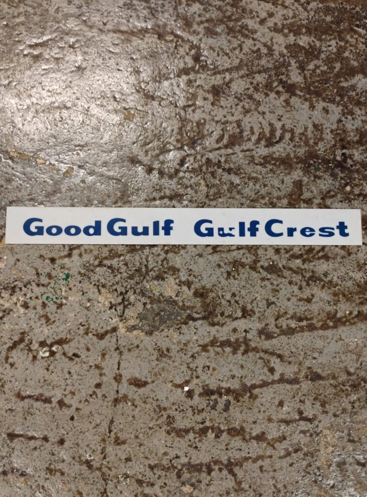 Gulf Gas Pump Insert