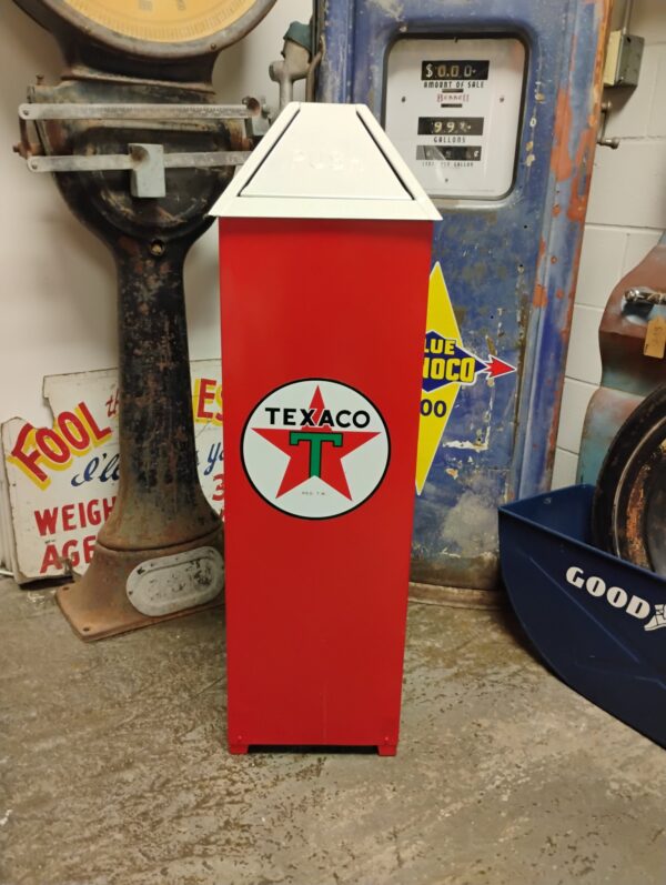 Texaco Square Trash Can