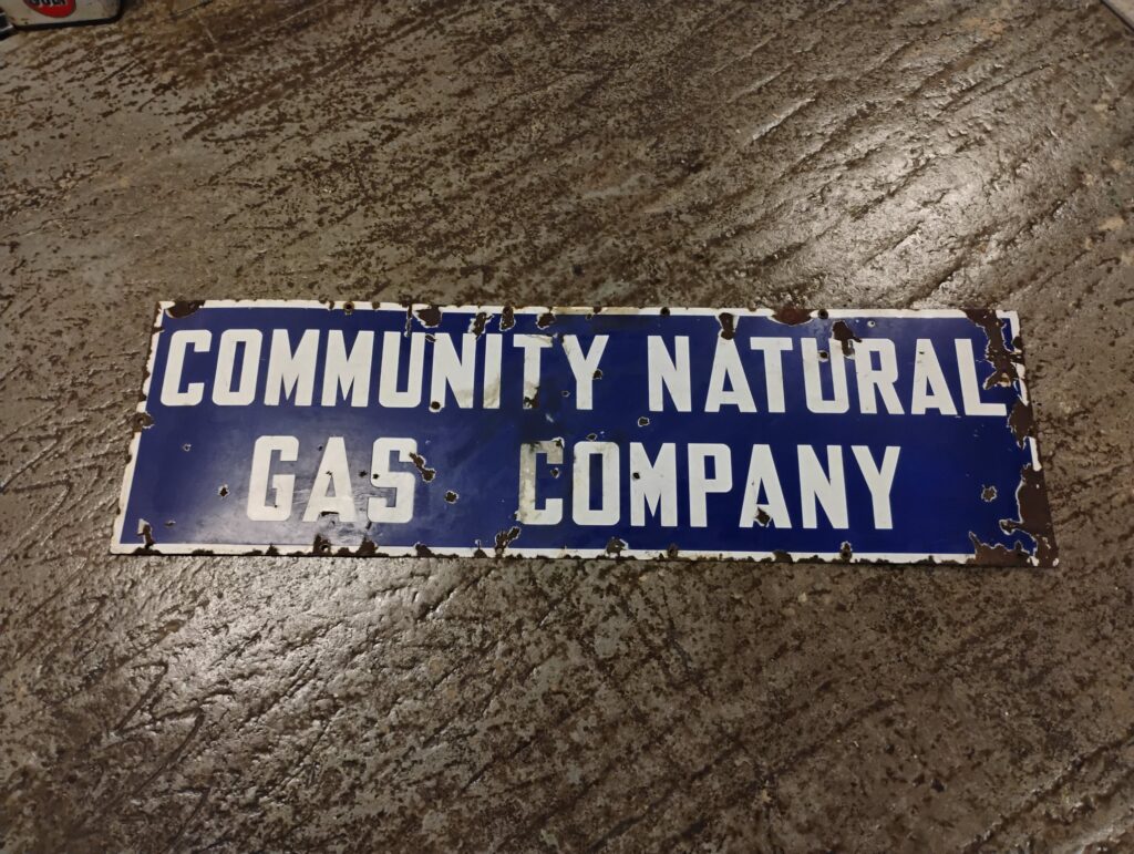 Community Natural Gas Company Sign