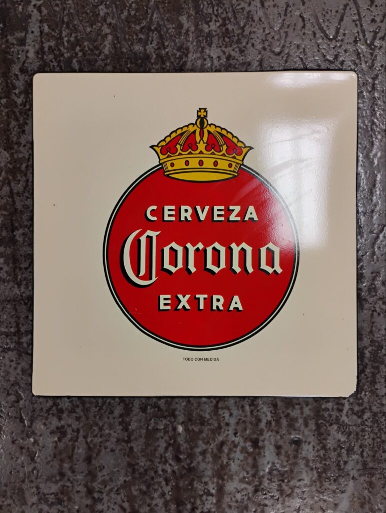 Corona Table Top Sign