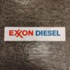 Exxon Diesel Gas Pump Plate