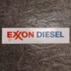 Exxon Diesel Gas Pump Plate