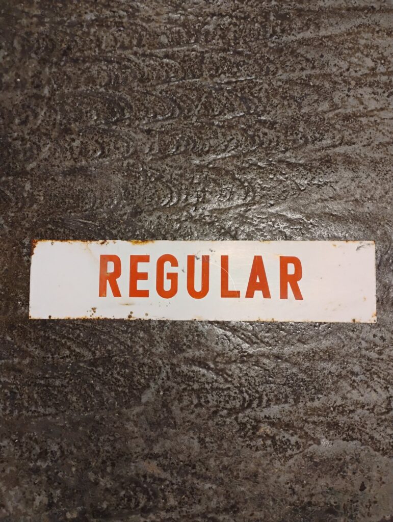 Regular Gas Pump Plate